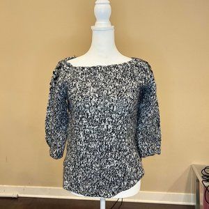 ZARAKNIT - Knit Sweater w/ Shoulder Embroidery - Size M